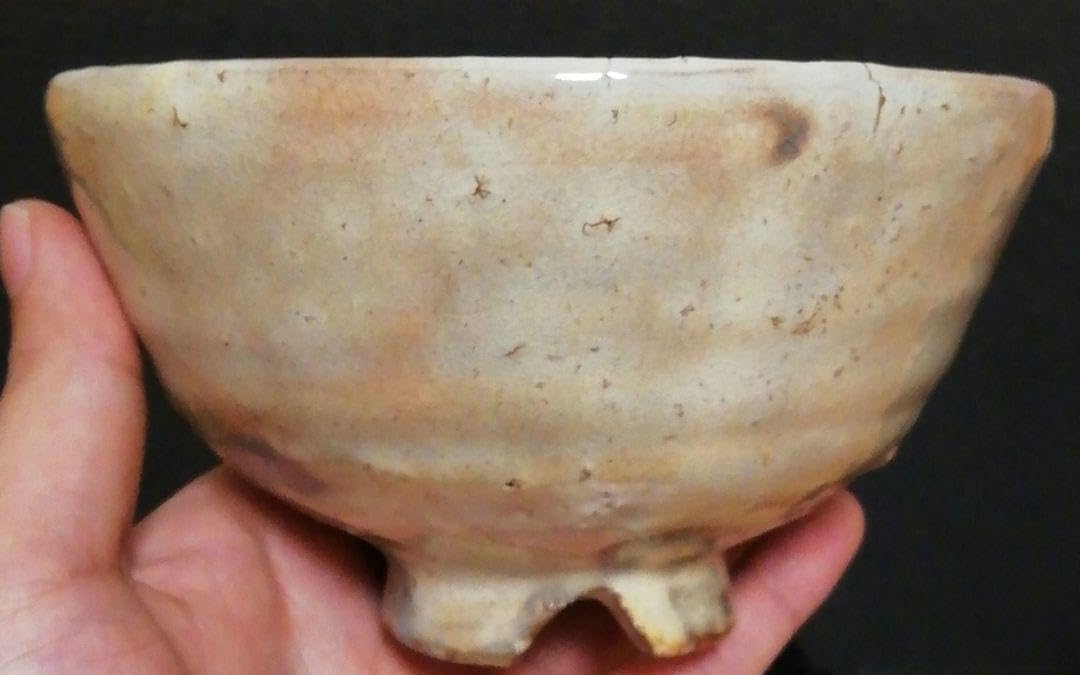 Amazon.co.jp: 十一代 田原陶兵衛作 萩焼 割高台 茶碗 共箱 略歴付